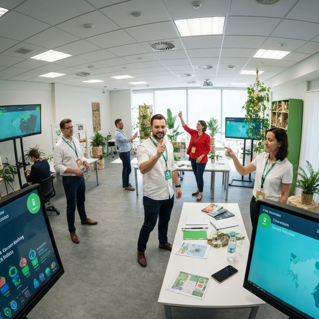 Sessão de treinamento corporativo gamificado